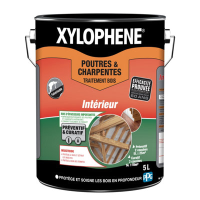 Traitement poutres & charpentes XYLOPHENE 5 - vue 1
