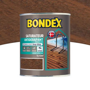 Saturateur anti-dérapant Teck & bois exotique 1 L