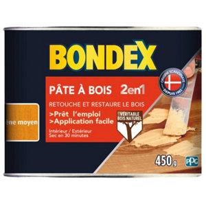 Pâte à bois ton chêne moyen 450 g