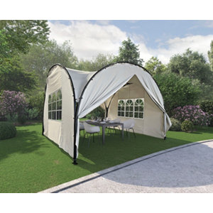 Tonnelle dôme - : L. 3,85 x l. 3,85 x H. 2,60 m