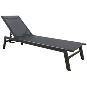 Bain de soleil aluminium noir