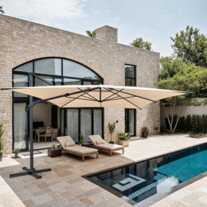 Parasol déporté 4x3 m