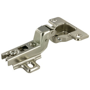 2 charnières invisibles à ressort acier zingué pour meubles et caissons