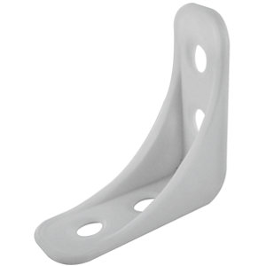 4 équerres d'assemblage en plastique 40x40x16 mm