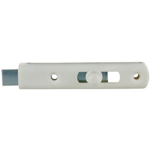 2 serrures à verrou pour meuble en acier nickelé - D. 16