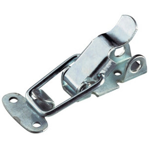 2 fermoirs pour cadenas en acier zingué 29x75 mm