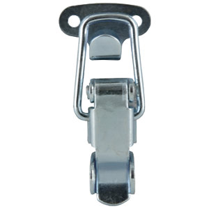 2 fermoirs pour cadenas en acier zingué 29x75 mm