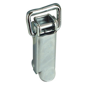 Fermoir coudé en acier zingué pour construction ou réparation