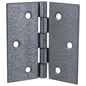 2 charnières en acier zingué 50x50x0,9 mm