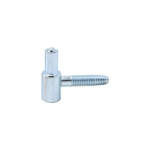 4 fiches à visser en acier bichromaté Ø 13 mm