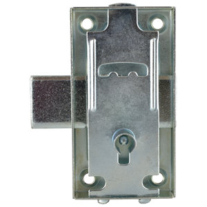 Verrou en acier poli 20 mm pour vitrine