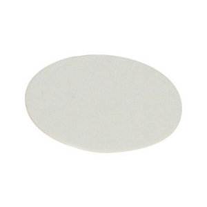 9 cache-vis adhésifs en plastique - Blanc - Ø 19 mm