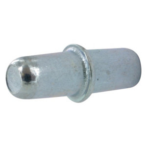 50 taquets à collerette en acier nickelé Ø 5 mm