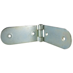 2 charnières de caisse en acier zingué - 40 x 190 mm