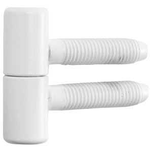 Fiche à visser en acier époxy blanc Ø 13 mm