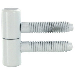 Fiche à visser en acier époxy blanc Ø 13 mm