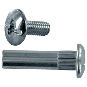 Vis de liaison en acier zingué pour meubles