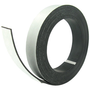 Ruban magnétique adhésif - L. 2,50 m l. 19 mm Ép. 1,5 mm