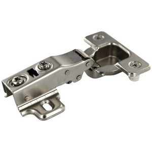 2 charnières invisibles acier nickelé boîtier - 35 mm