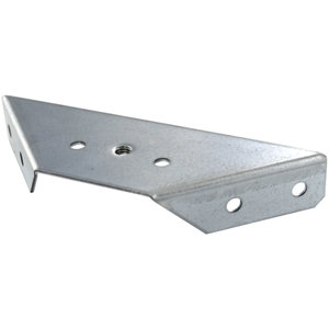 Assembleur d'angle en acier zingué pour pied à tige filetée M8 tout type de lits 120x120 mm