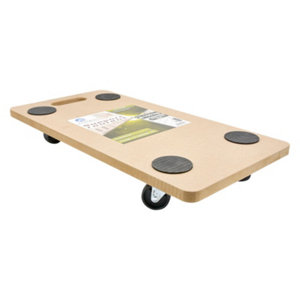 Chariot de manutention "290 x 580 mm" capacité 150 kg avec patins antidérapants noirs