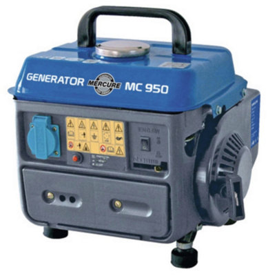 Groupe électrogène carburant 2 temps autonomie 6 h .38 x .32 x H.30 5 cm Mercure MC950 - vue 1