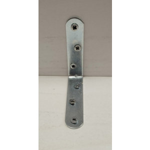 Équerre de chaise A.Z. en acier zingué 80 mm