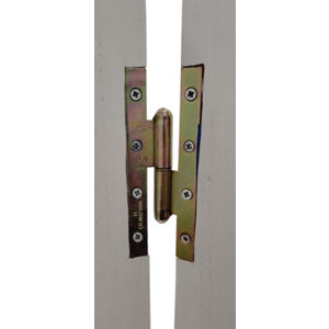 Paumelle de bâtiment AB 140 x 55 mm - Droite