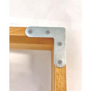 25 équerres de chassis AZ- 80 x 80 mm