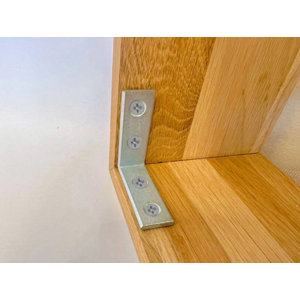 Équerre de renfort en acier zingué 190 mm