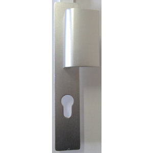 Ensemble de porte 250 x 70 mm alu argent TCY