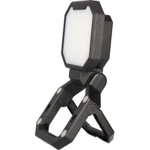 Projecteur rechargeable "SPARK" 20W 2000 lumens noir avec trépied et port USB-C