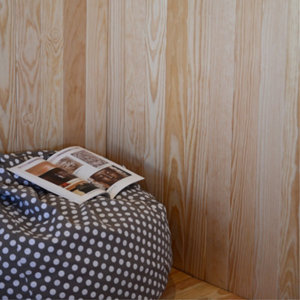 Lambris pin maritime l. 10 cm x EP. 10 cm x L. 2 m