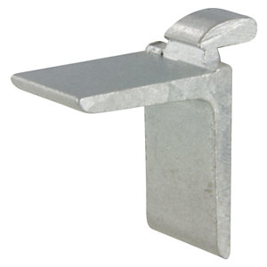 20 taquets en aluminium ton argent 11 à 14 mm pour étagère