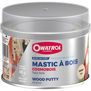 Mastic à bois bicomposant Cosmobois - Sapin - 500 g