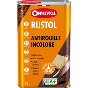 Antirouille incolore primaire, additif et vernis anticorrosion Extérieur/Intérieur - 1 L