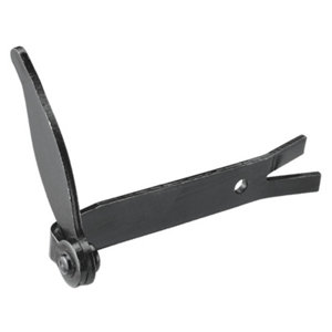 Arrêt de volet à tourniquet en acier zingué