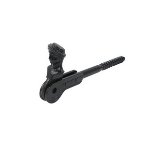 Arrêt acier pour volet modèle tête de bergère à visser L : 115 mm