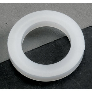 Lot de 4 rondelles blanches en nylon - Ø 14 mm