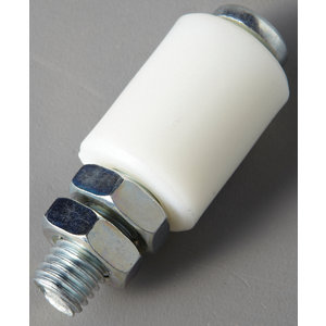 Olive en nylon blanche Ø 30 mm L. 40 mm