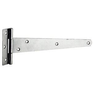 Penture anglaise en acier bichromaté blanc - L. 600 x l. 90 mm