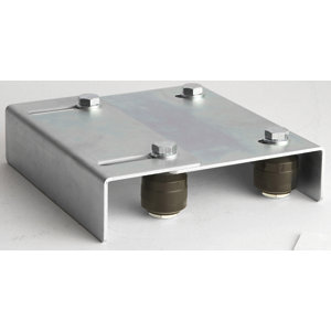 Plaque de guidage réglable en zinc blanc