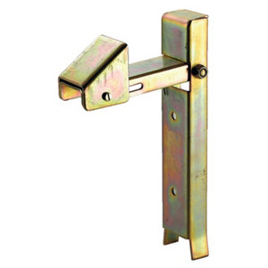 Arrêt de grille à sceller en acier bichromaté