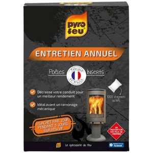 Sachet de ramonage pour entretien annuel - 3 x 250 g