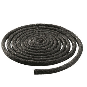 Kit joint rond Ø 12 mm et colle, pour étanchéité des portes de foyers, inserts, poêles, et fours