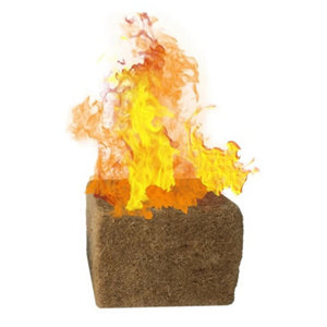 Cubes allume feu bois et cire végétale - 72 cubes