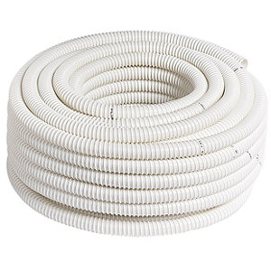 Tube condensat blanc pour climatiseur - L. 4 mètres