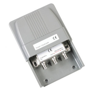 Coupleur TV/satellite 2 entrées - 1 sortie