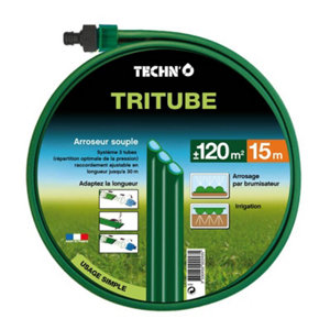 Arroseur souple tritube 15 m - Fitt Compact