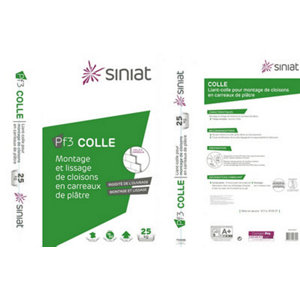 Colle pour carreaux de plâtre, sac de 25 kg